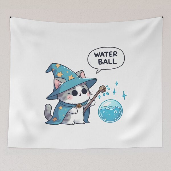Item preview, Water Witch Cat designed and sold by LemuellTrends.