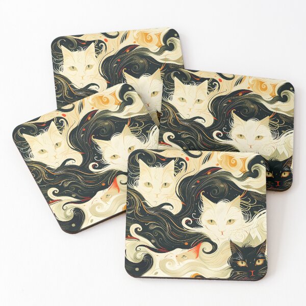 Item preview, Abstract cat pattern designed and sold by dcrc.