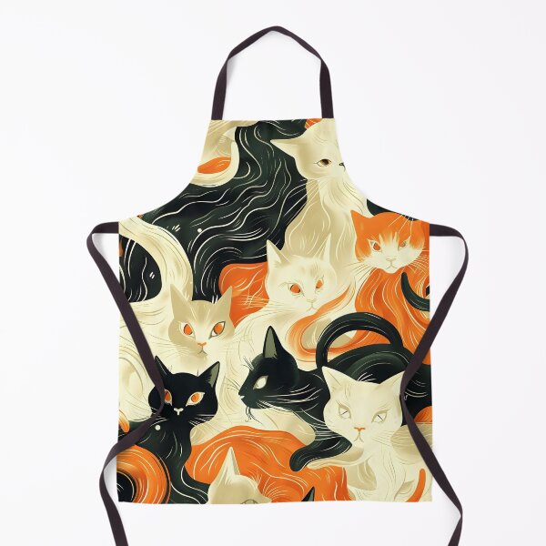 Item preview, abstract cat pattern designed and sold by dcrc.