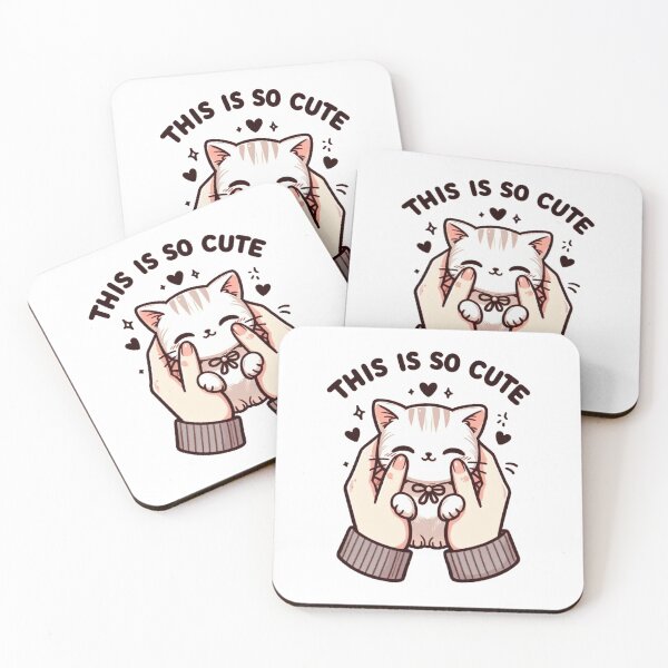 Item preview, This Is So Cute Cat designed and sold by LemuellTrends.