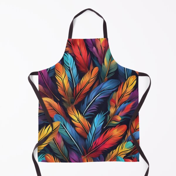 Item preview, Abstract Colorful Feather Pattern designed and sold by calibrit.