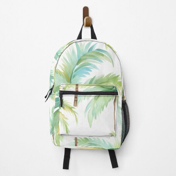 Item preview, Watercolor palm tree pattern print designed and sold by dcrc.