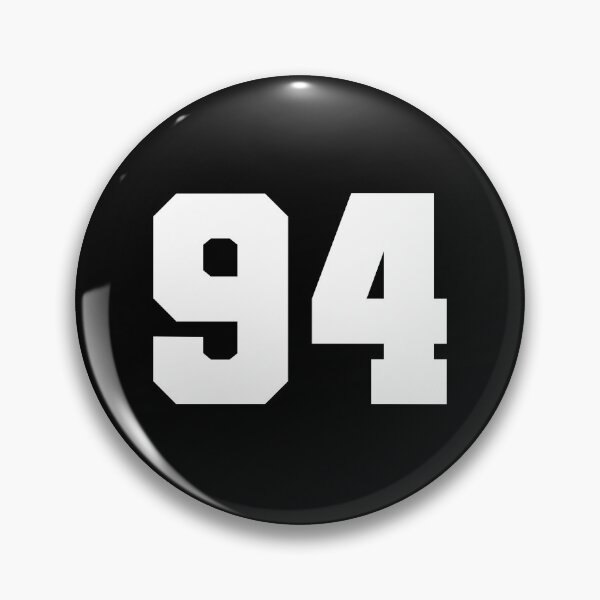 Item preview, 94, ninety-four, white, soccer league designed and sold by Numbers-Art.