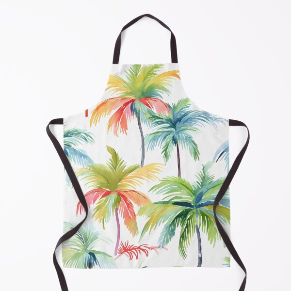 Item preview, Watercolor palm tree pattern print designed and sold by dcrc.