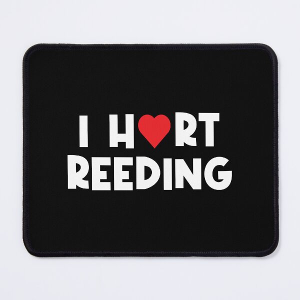 Item preview, I LOVE READING (INTENTIONAL SPELLING MISTAKE) designed and sold by Mclickster.