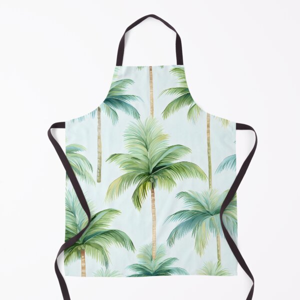 Item preview, watercolor palm tree pattern print designed and sold by dcrc.