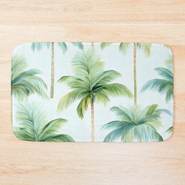 Item preview, watercolor palm tree pattern print designed and sold by dcrc.