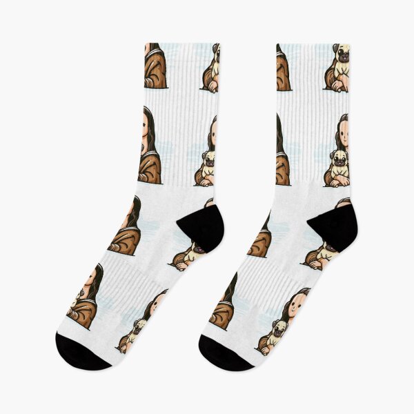 Item preview, Monalisa With Pug designed and sold by LemuellTrends.