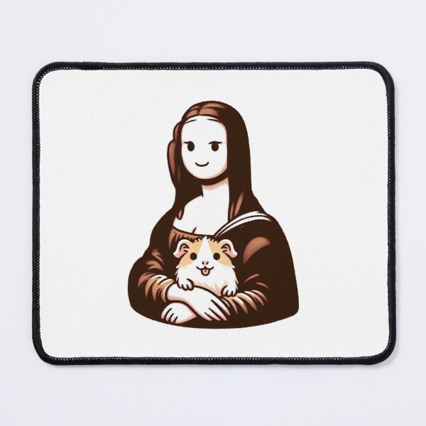 Item preview, Monalisa With Guinea Pig designed and sold by LemuellTrends.