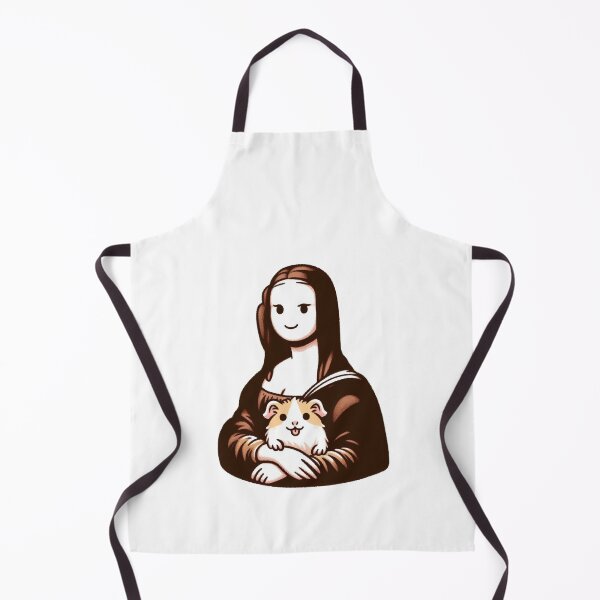 Aperçu de l'œuvre Monalisa avec cochon d'Inde créée et vendue par LemuellTrends.