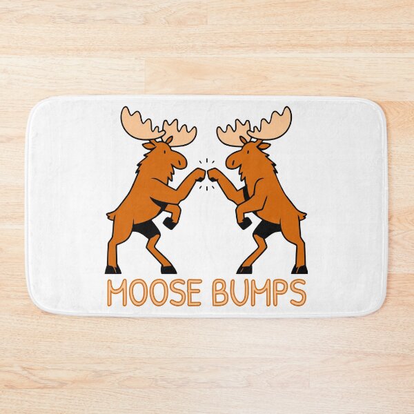 Item preview, Funny Cartoon Moose Bumps designed and sold by Elvin Dantes.