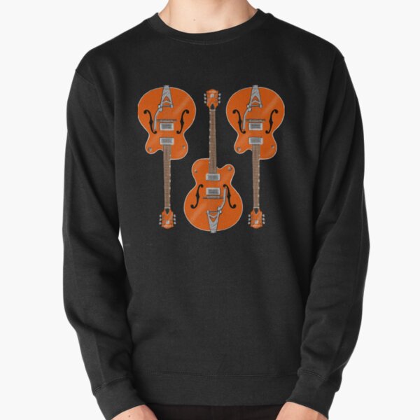 Aperçu de l'œuvre Guitare triple orange créée et vendue par Saint Christopher.