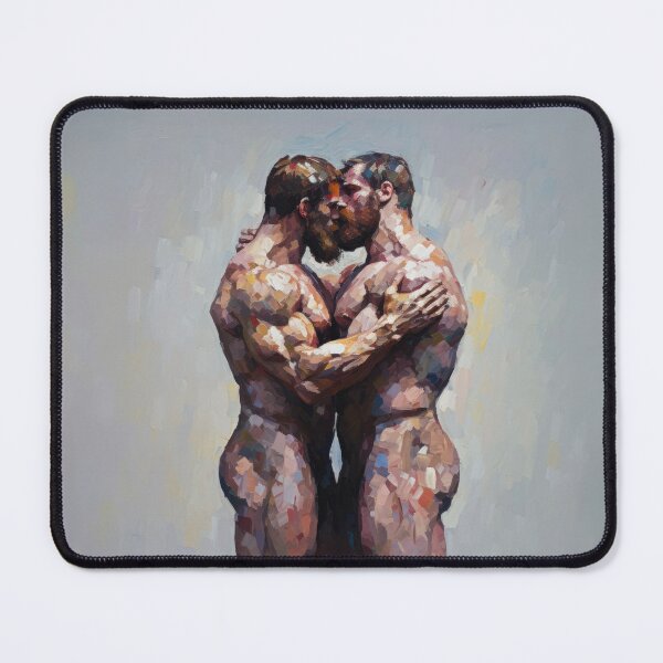 Item preview, Muscle Bear Oil Painting designed and sold by BeautyofMasc.