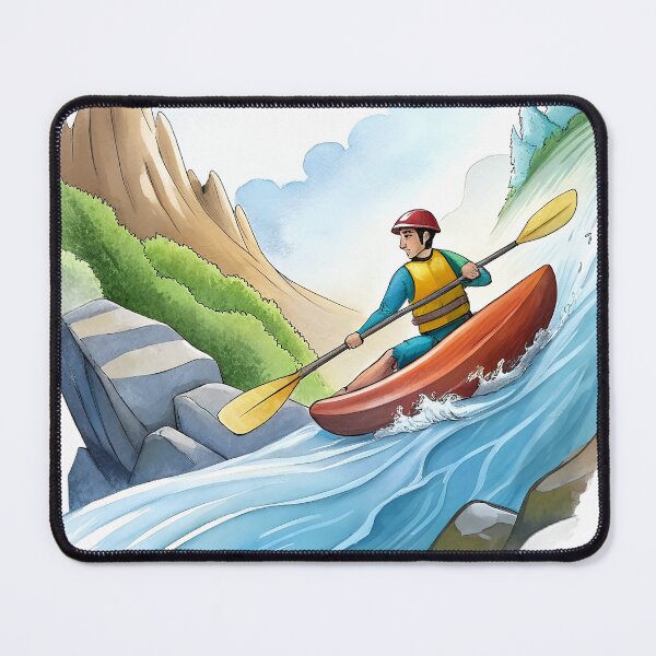Item preview, Thrilling Rapids Adventure - Kayaker's Journey designed and sold by iwcus.