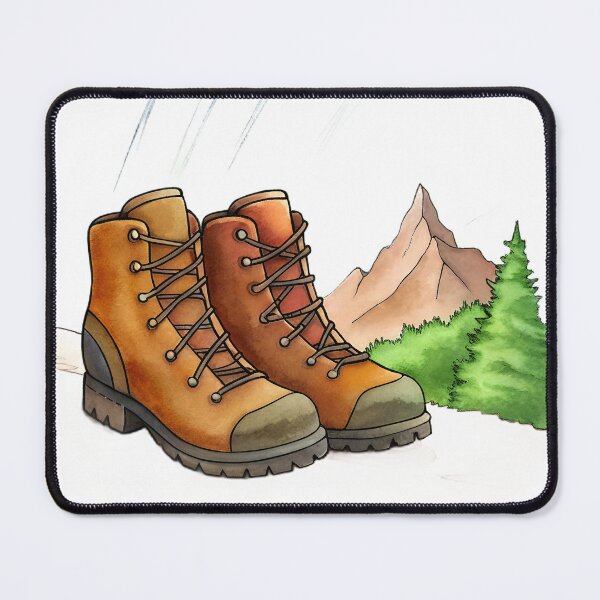 Item preview, Rugged Trail Adventure: Pair of Hiking Boots designed and sold by iwcus.