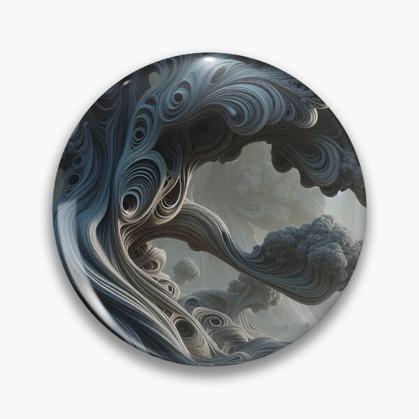 Item preview, grey rococo trees designed and sold by Foxlindesigns.