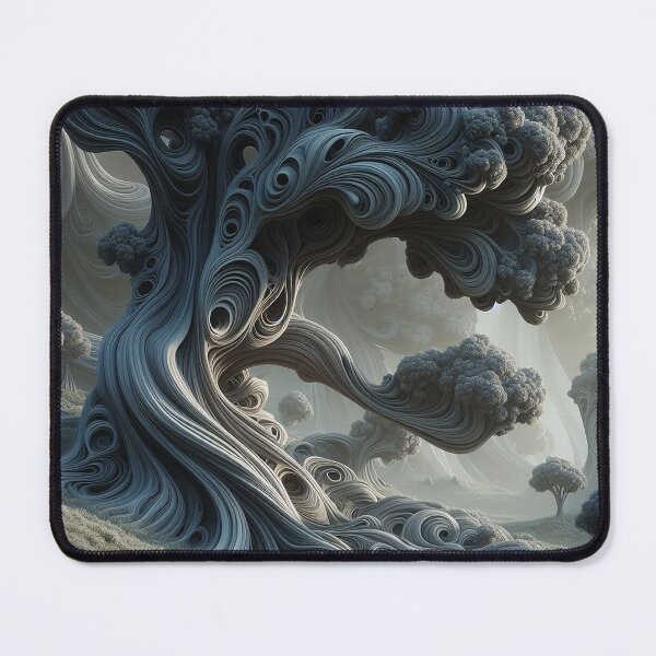 Item preview, grey rococo trees designed and sold by Foxlindesigns.
