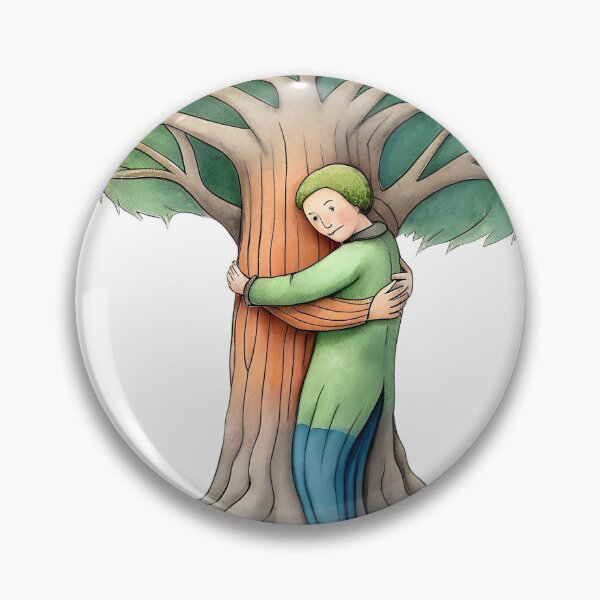 Item preview, Nature's Embrace: Person Hugging Majestic Tree with Spreading Roots designed and sold by iwcus.