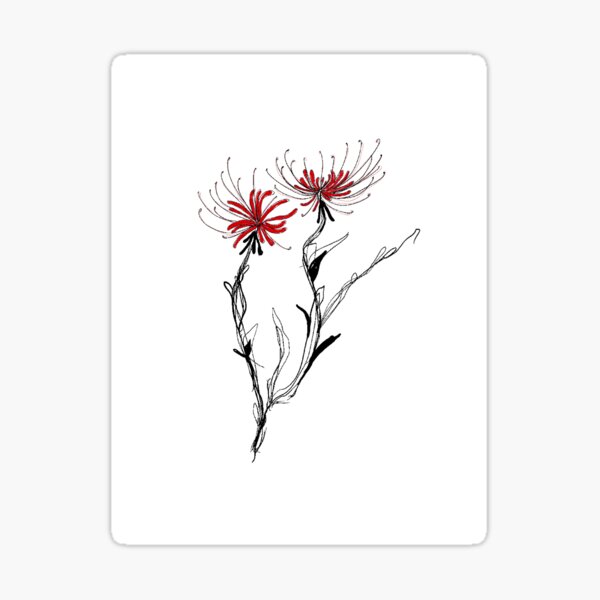 Tattoo Sticker Temporary Flower New Red Spider Snake Lily Small Waterproof  Fake Tatto Flash Hand Tatoo For Woman Girl Kid - Temporary Tattoos -  AliExpress