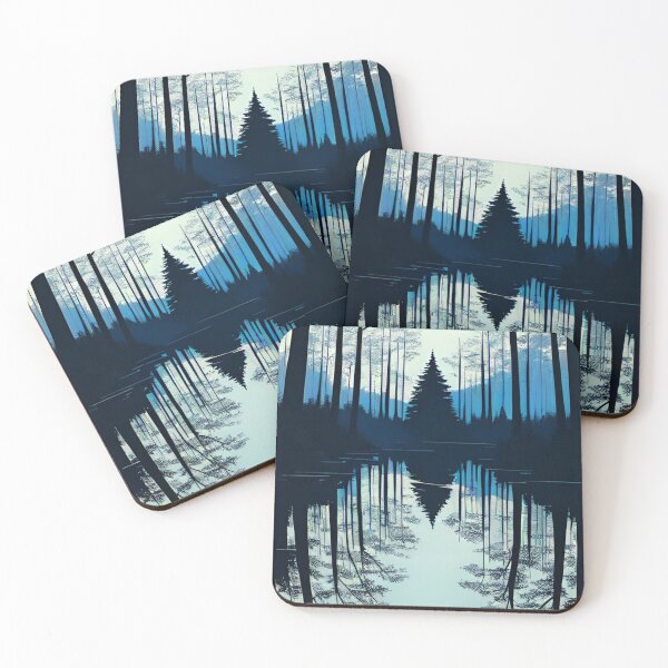 Item preview, lake and trees in twillight designed and sold by optimusprime39.