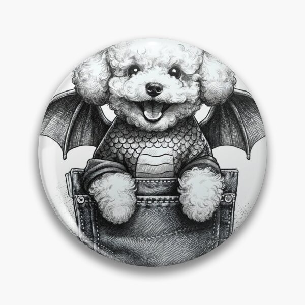 Item preview, Cute Toy Poodle Dragon designed and sold by toypoodlemom.
