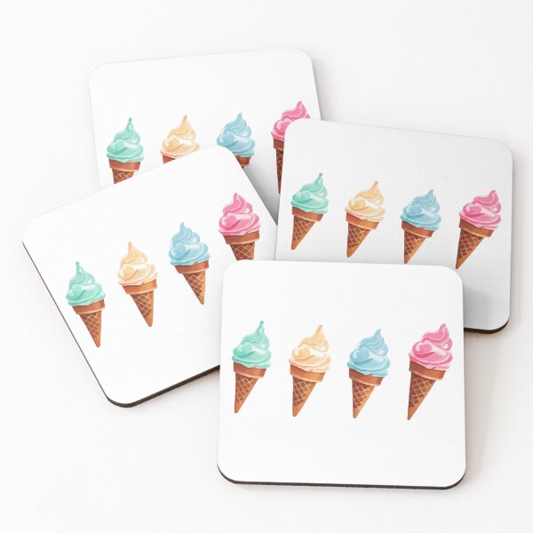 Item preview, Pastel Dream: A Whimsical Ice Cream Cone designed and sold by CrazySweets.