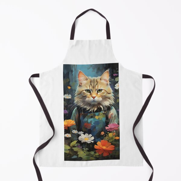 Item preview, Artistic Tabby in a Gardener's Paradise designed and sold by Buzzenon.