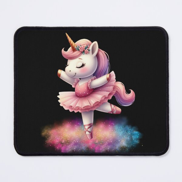 Item preview, Adorable unicorn ballerina. Dancing on a rainbow cloud. designed and sold by NewtBoo.