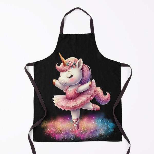 Item preview, Adorable unicorn ballerina. Dancing on a rainbow cloud. designed and sold by NewtBoo.