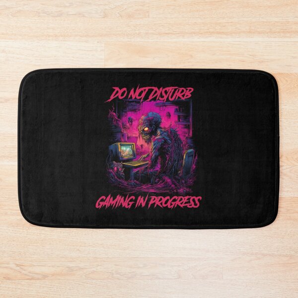 Item preview, Do not disturb, gaming in progress - synthwave cyberpunk designed and sold by GlitchGrotesque.