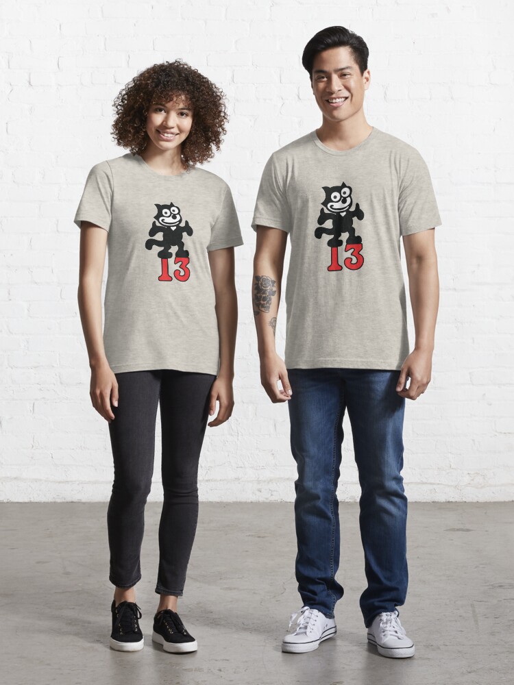 Lucky 13 Black Cat Essential T Shirt for Sale by FreddieFDesigns Redbubble