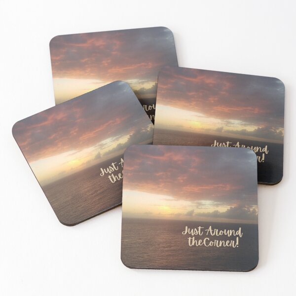 Item preview, Just Around the Corner, At Sea Sunset designed and sold by GiftableGems.