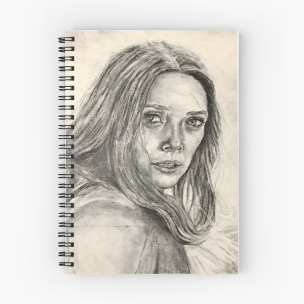 Item preview, Wanda Scarlet Witch pencil drawing designed and sold by Aroeldesigns.