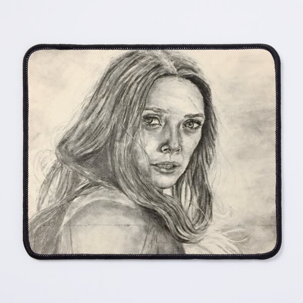Item preview, Wanda Scarlet Witch pencil drawing designed and sold by Aroeldesigns.