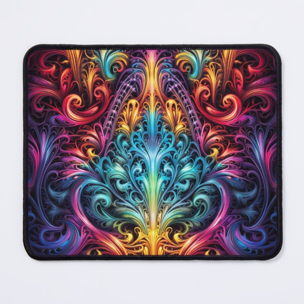 Item preview, Lacey Fractal Rainbows designed and sold by TheGlassPortal.