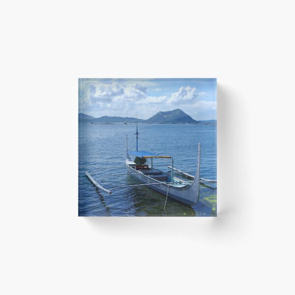 Item preview, Bangka Overlooking Taal Volcano in Tagaytay, Philippines designed and sold by The Botanical Jason.