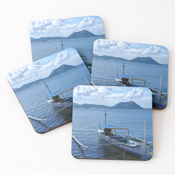 Item preview, Bangka Overlooking Taal Volcano in Tagaytay, Philippines designed and sold by The Botanical Jason.
