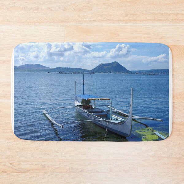 Item preview, Bangka Overlooking Taal Volcano in Tagaytay, Philippines designed and sold by The Botanical Jason.