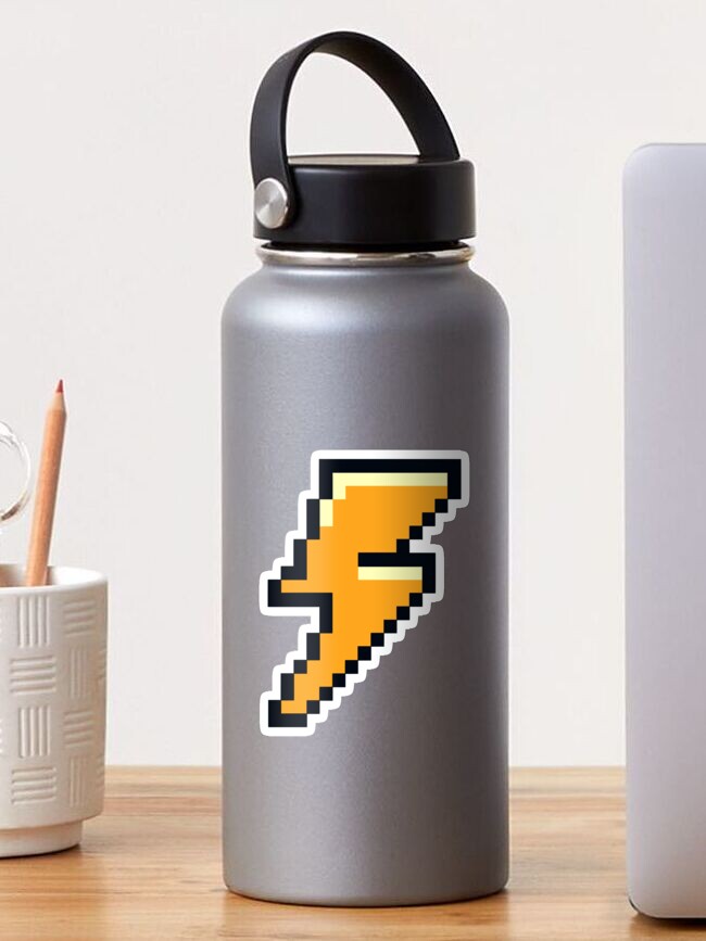Thumbnail 1 of 3, Sticker, Lightning Bolt designed and sold by Flickingjane.