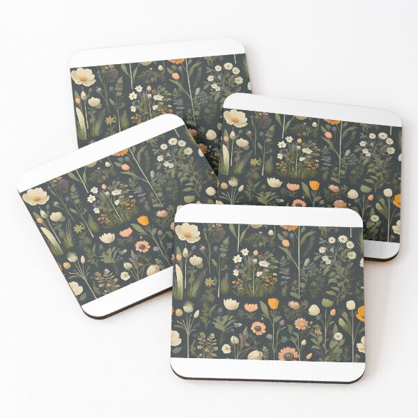 Artikelvorschau, Deep Meadow Dreamscape: Nahtloses Muster entworfen und verkauft von purrfect pattern.