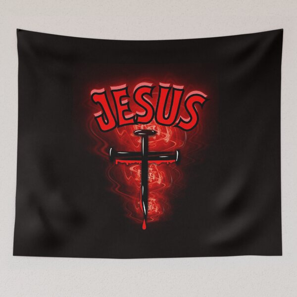 Item preview, Jesus/ Cross of Nails designed and sold by Tripp Art Studio.