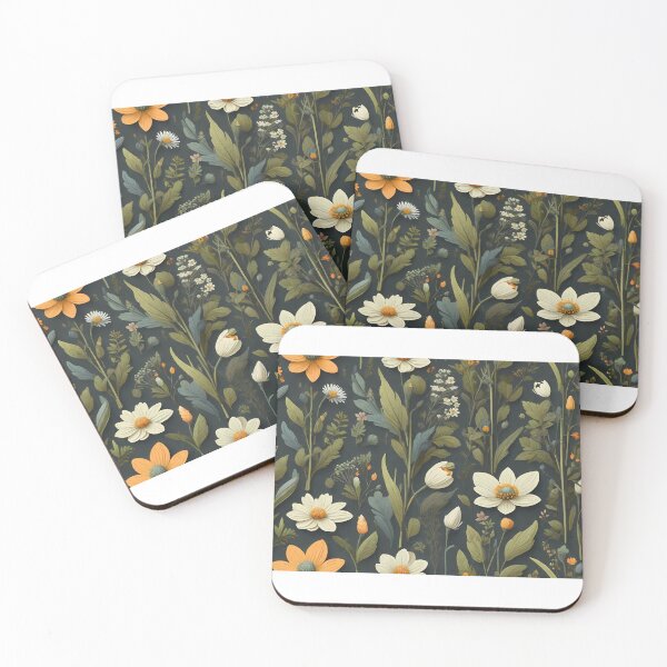 Artikelvorschau, Deep Meadow Dreamscape: Nahtloses Muster 2 entworfen und verkauft von purrfect pattern.