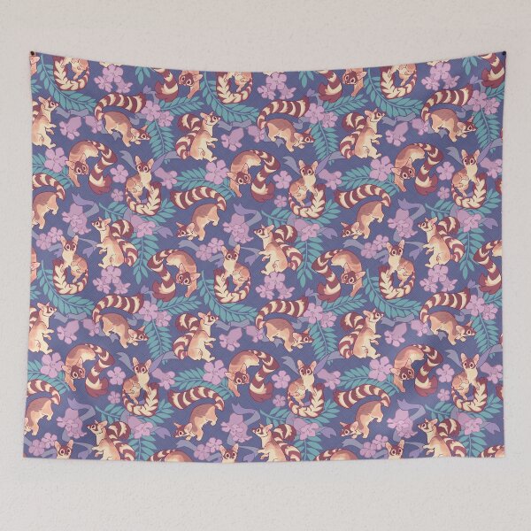 Item preview, Cacomixtles in nighttime designed and sold by Colordrilos.