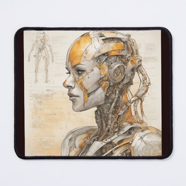 Item preview, schematic of a beautiful female cyborg designed and sold by primetimereign.