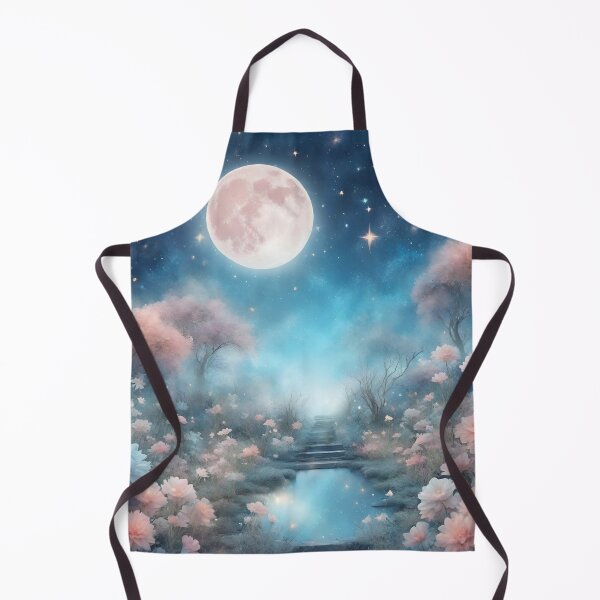 Item preview, Azure Moon Serenity: Celestial Gardens of Inner Peace designed and sold by Celestial Charm Co.
