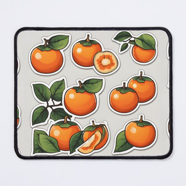 Item preview, kawaii Persimmon fruit  designed and sold by krishnajit22.