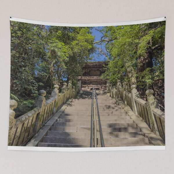 Item preview, Temple 52 - Taisan-ji, Stairs and Inner Gate designed and sold by Japaholic.