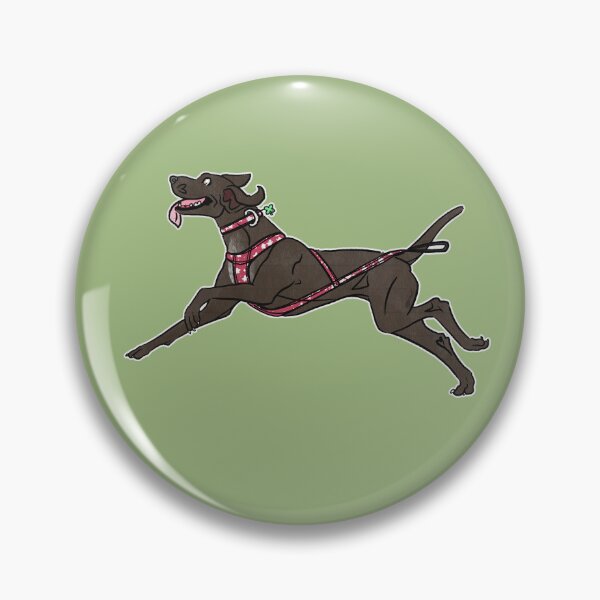 Item preview, Run! Undocked Liver German Shorthaired Pointer designed and sold by Sparklepupfaeri.