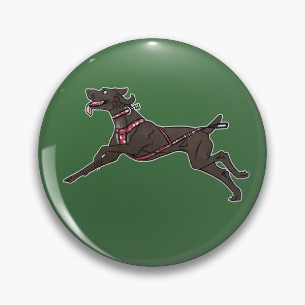 Item preview, Run! Docked Liver German Shorthaired Pointer designed and sold by Sparklepupfaeri.