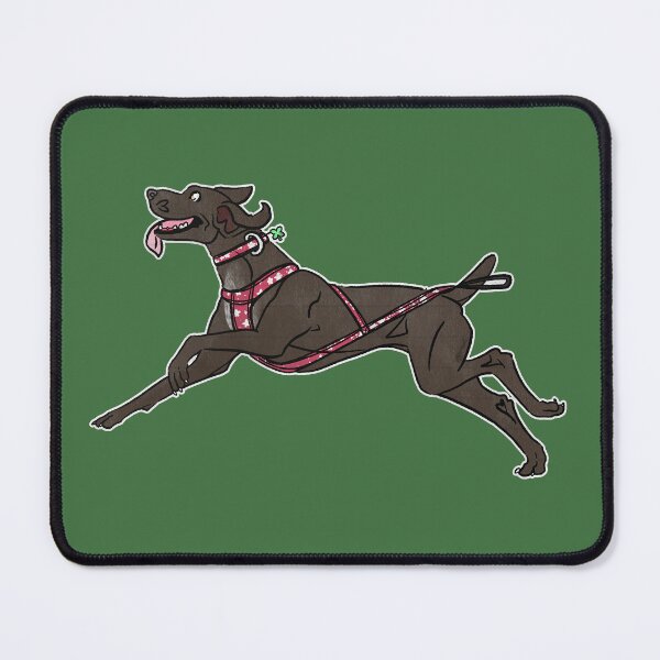 Item preview, Run! Docked Liver German Shorthaired Pointer designed and sold by Sparklepupfaeri.